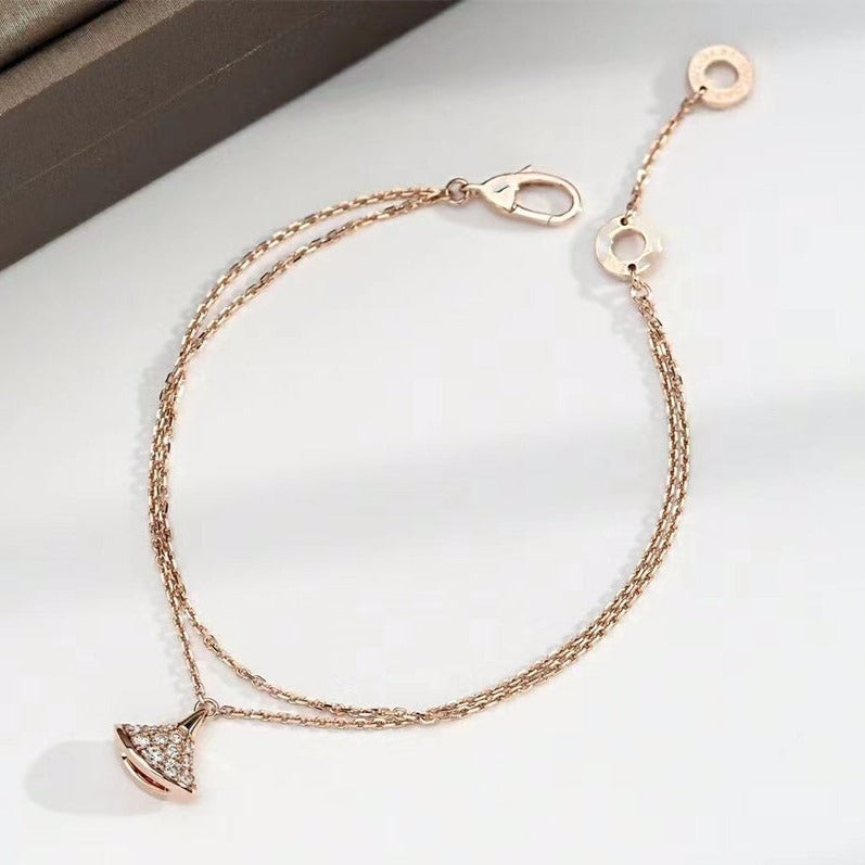 Bvlgari DREAM BRACELET PINK GOLD DIAMOND