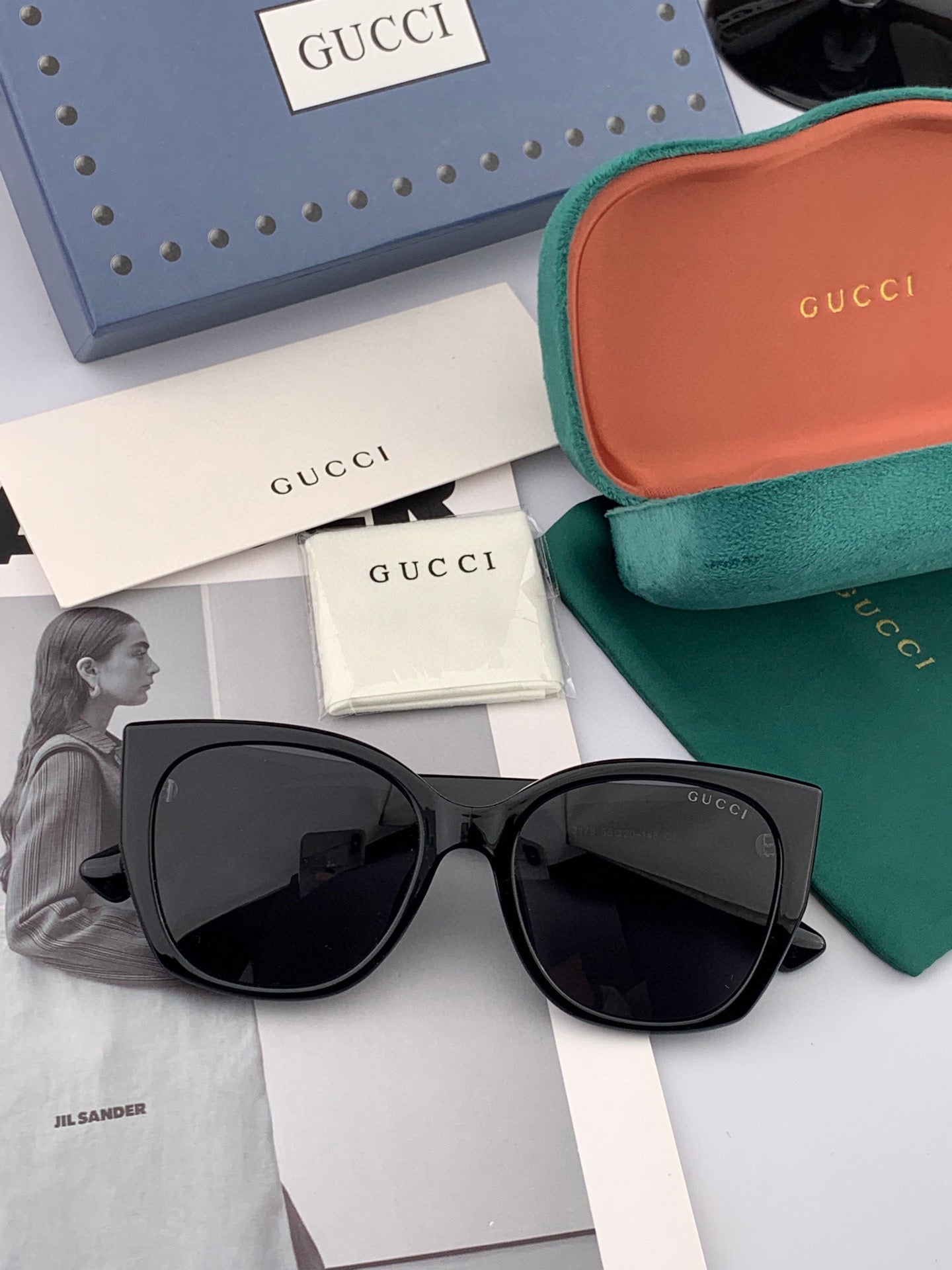 BUTTERFLY FRAME SUNGLASSES G9317 IN ACETATE