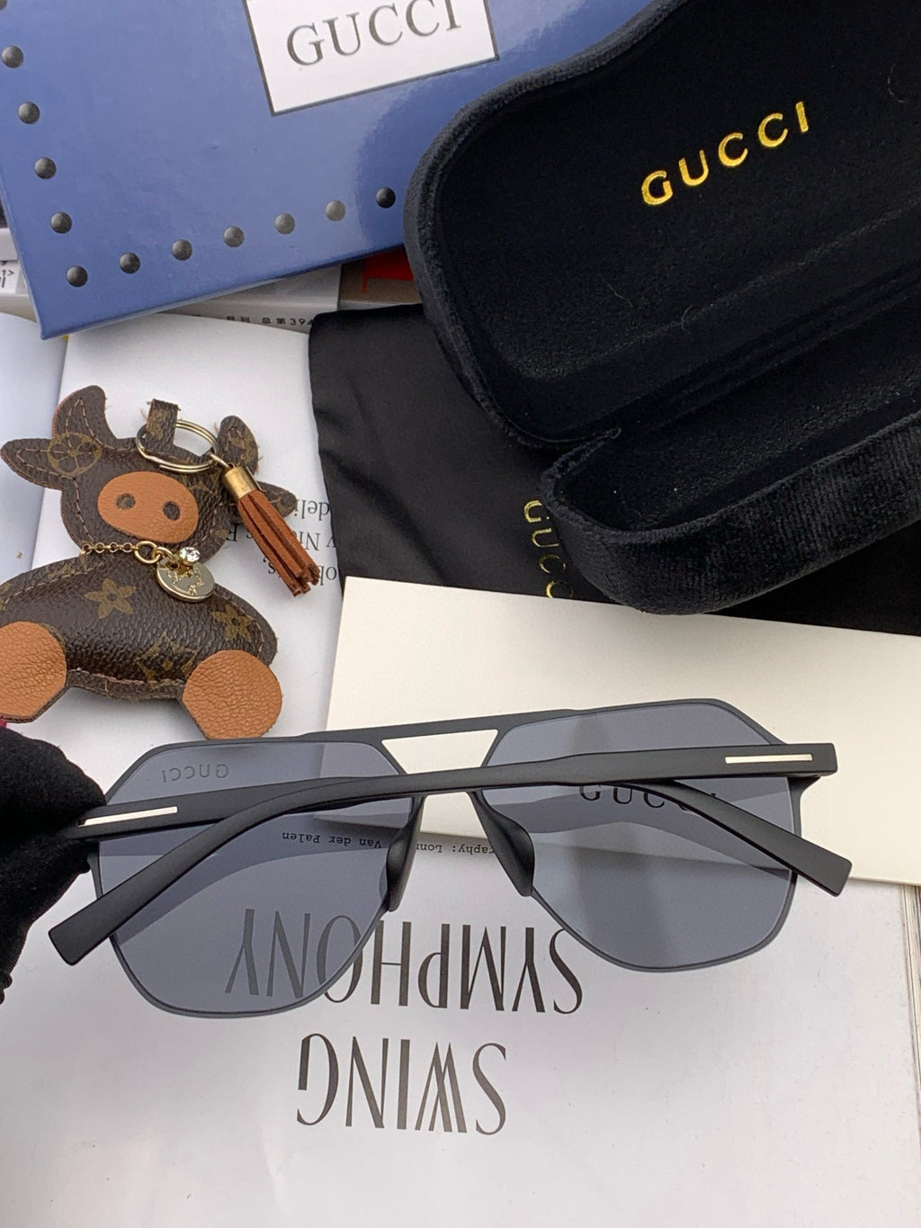 LOW NOSE BRIDGE FIT SUNGLASSES G3807 IN METAL